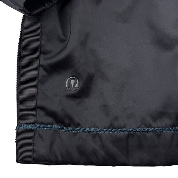 LULULEMON Right Round Jacket In Alberta Lake Teal Black Size 4 - Picture 6 of 7